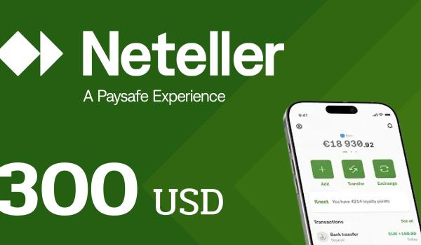 Neteller Gift Card 300 USD