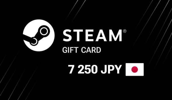 Steam Gift Card 7250 JPY