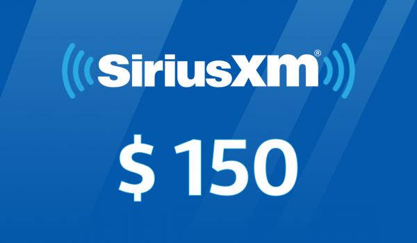 SiriusXM Gift Card 150 USD