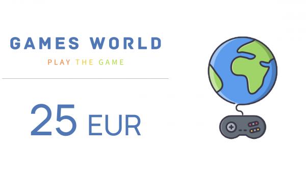 Game World Gift Card 25 EUR