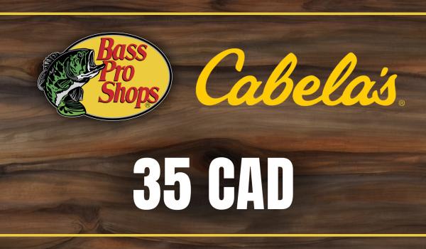 Bass Pro and Cabelas Gift Card 35 CAD
