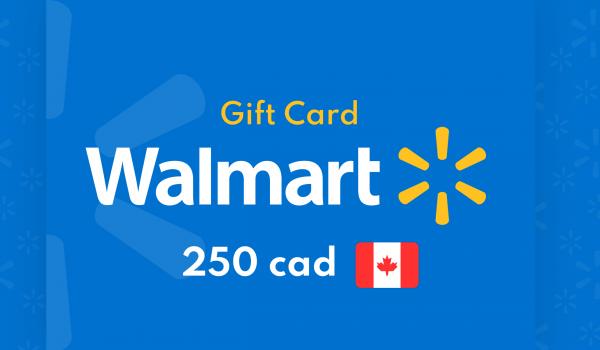 Walmart Gift Card 250 CAD