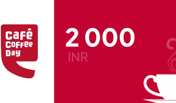 Cafe Coffee Day Gift Card 2000 INR