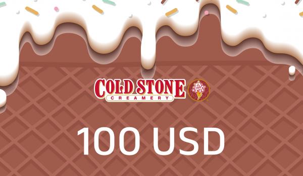 Cold Stone Creamery Gift Card 100 USD
