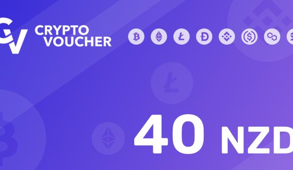 Crypto Voucher Gift Card 40 NZD