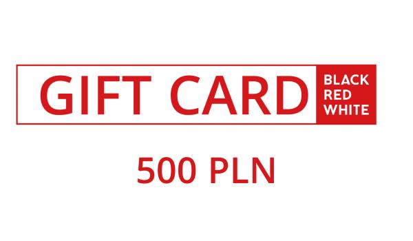 Black Red White Gift Card 500 PLN