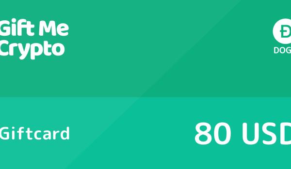 Gift Me Crypto Gift Card DOGE 80 USD