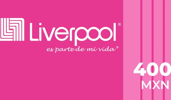 Liverpool Mexico Gift Card 400 MXN