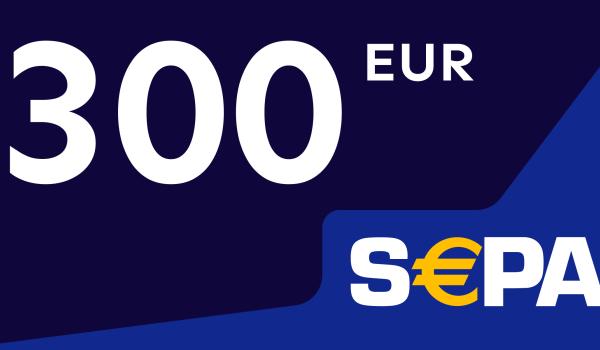 SEPA Gift Card 300 EUR