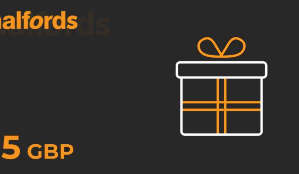Halfords Gift Card 15 GBP