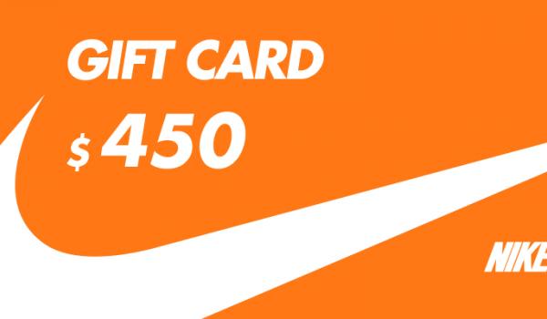 Nike Store Gift Card 450 USD