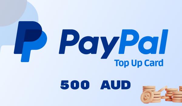 PayPal Wallet Top Up 500 AUD