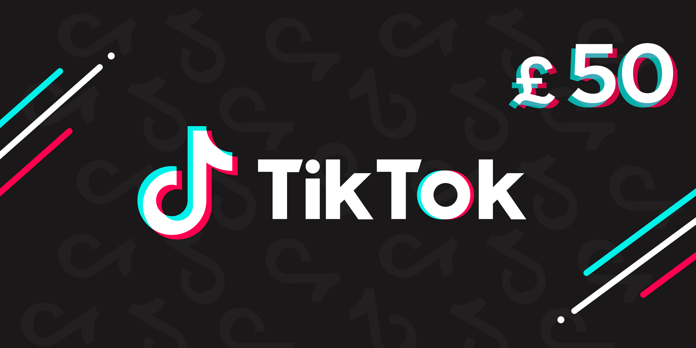 TikTok Gift Card 50 GBP