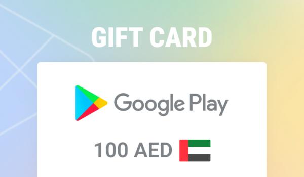 Google Play Gift Card 100 AED