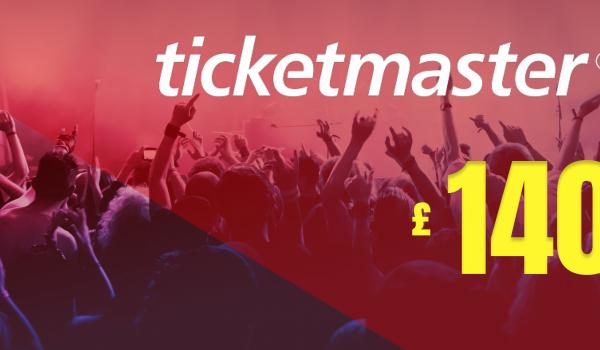Ticketmaster Gift Card 140 GBP