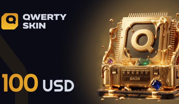 qwerty skin Gift Card 100 USD