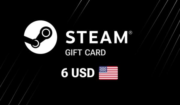 Steam Gift Card 6 USD