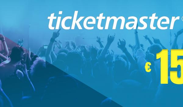 Ticketmaster Gift Card 15 EUR
