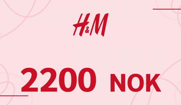 H and M Gift Card 2200 NOK