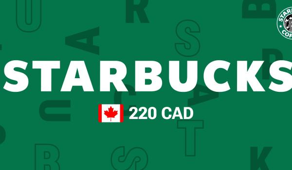 Starbucks Gift Card 220 CAD