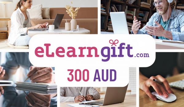 eLearnGift Gift Card 300 AUD