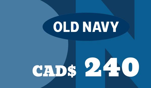 Old Navy Gift Card 240 CAD