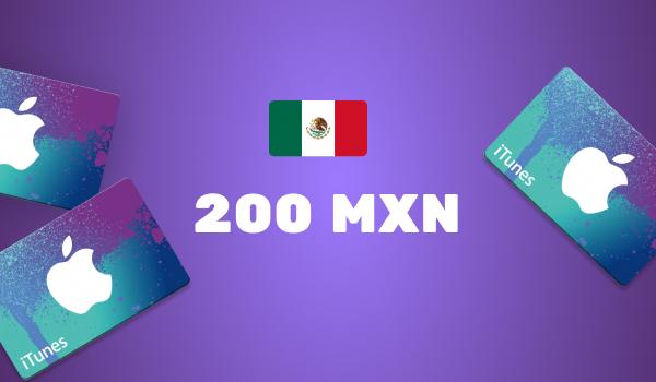 Apple iTunes Gift Card 200 MXN