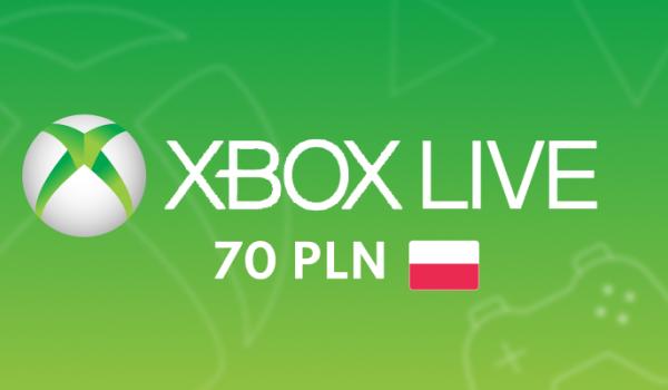 XBOX Live Gift Card 70 PLN