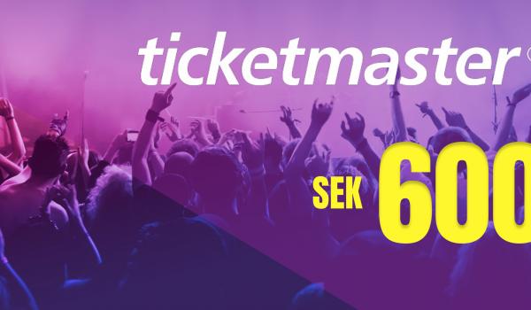Ticketmaster Gift Card 600 SEK