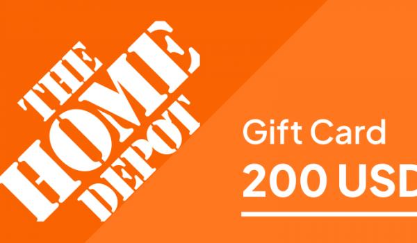 The Home Depot Gift Card 200 USD
