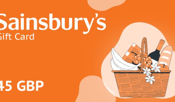 Sainsburys Gift Card 45 GBP