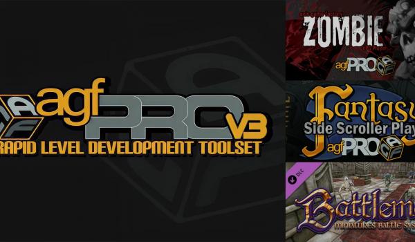 Axis Game Factorys AGFPRO plus Zombie FPS plus Fantasy Side Scroller Player plus BattleMat Multi Player (PC)