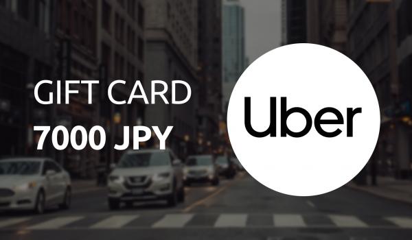 Uber Gift Card 7000 JPY