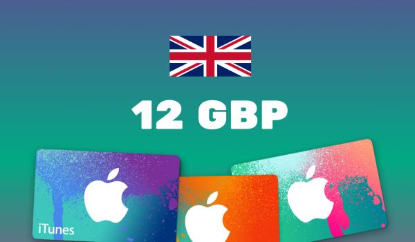 Apple iTunes Gift Card 12 GBP
