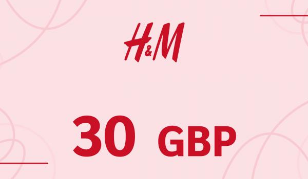 H and M Gift Card 30 GBP