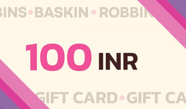 Baskin Robbins Gift Card 100 INR