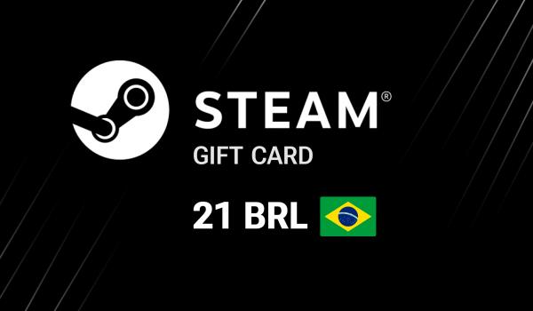 Steam Gift Card 21 BRL