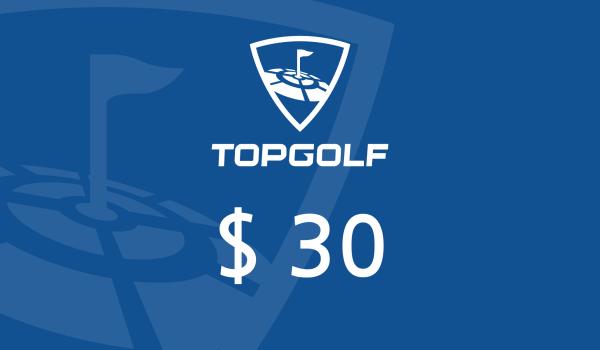 Topgolf Gift Card 30 USD