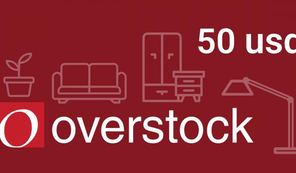 Overstock Gift Card 50 USD