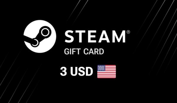 Steam Gift Card 3 USD