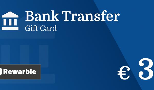 Bank Transfer Gift Card 3 EUR