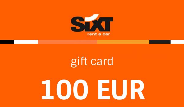 Sixt Voucher Rent a Car 100 EUR