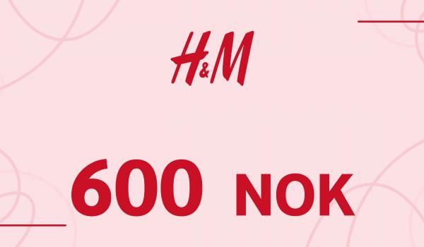 H and M Gift Card 600 NOK