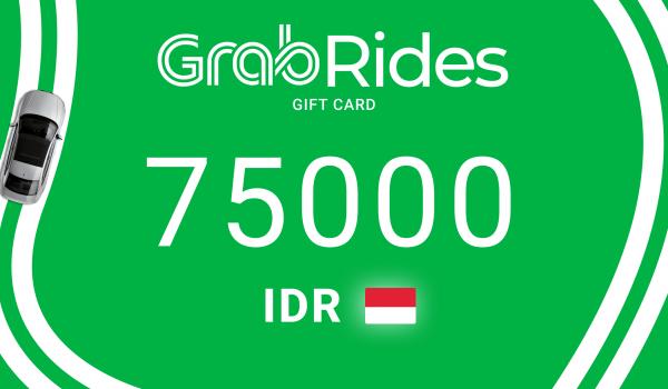 Grab Rides Gift Card 75000 IDR