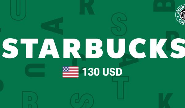 Starbucks Gift Card 130 USD