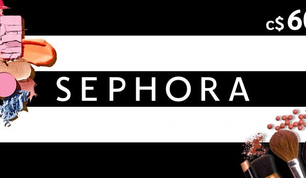 Sephora Gift Card 60 CAD