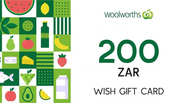 Woolworths WISH Gift Card 200 ZAR