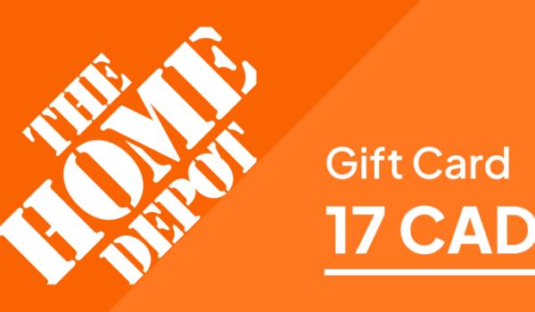 The Home Depot Gift Card 17 CAD