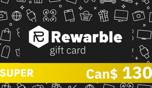 Rewarble Super Gift Card 130 CAD