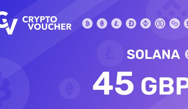 Crypto Voucher Solana 45 GBP